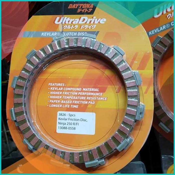 Kampas Kopling Ninja 250 Fi Karbu Daytona,Plat Kopling Ninja 250 Karbu