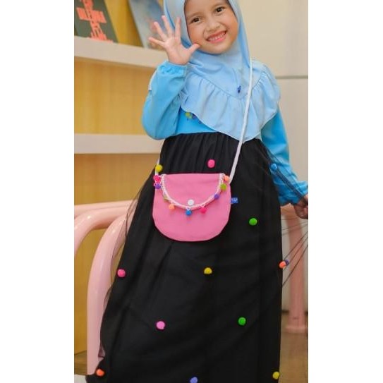Raggakids gamis tile anak dress Tutu Anak gratis tas 2-9 tahun rg55 Terlaris
