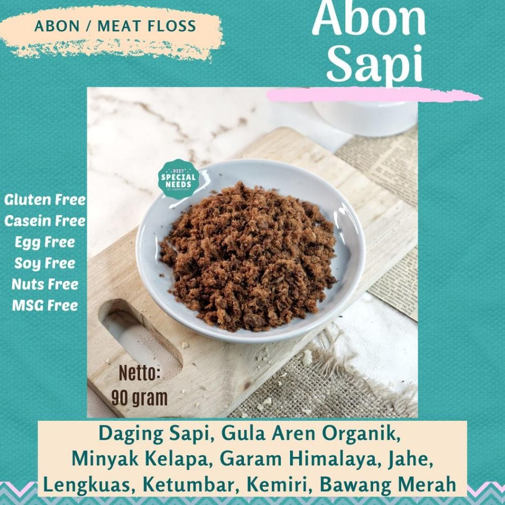 

Abon Sapi Refined Sugar Free dgn Gula Aren Organik - Special Needs