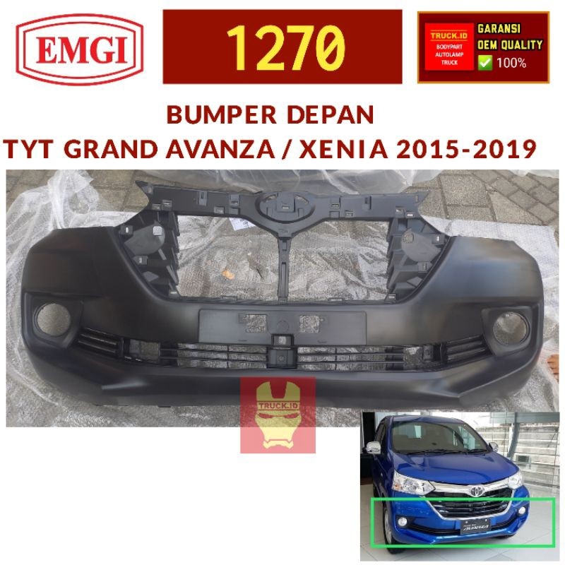 BEMPER BUMPER TANDUK DEPAN GRAND AVANZA GREAT XENIA 2015 2016 2017 2018 2019 *1270
