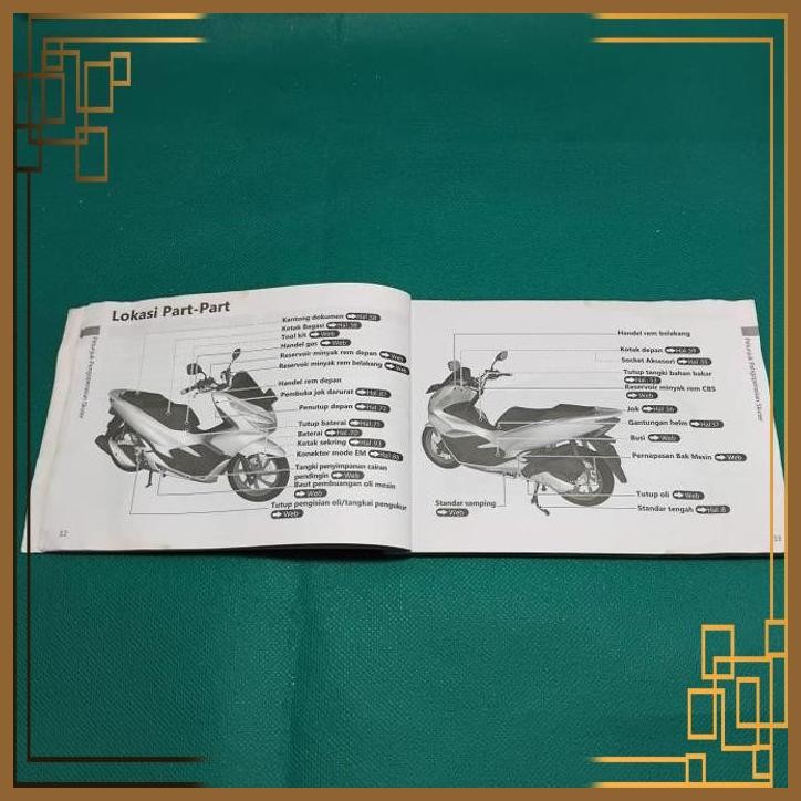

[KNC] BUKU MANUAL PCX TAHUN 2018 103 HALAMAN KONDISI 95% 1 BUAH