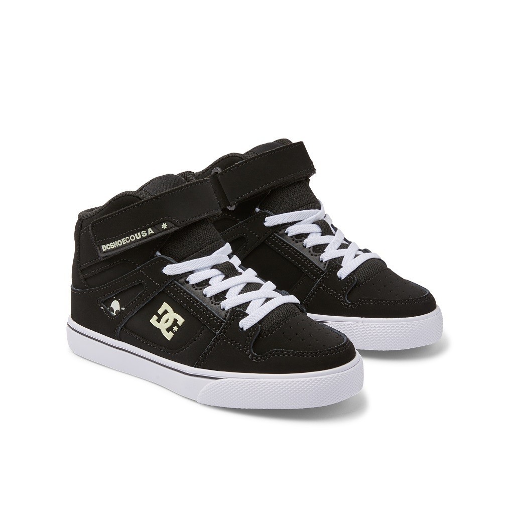 DC Shoes Boy Pure High-Top Ev Shoes Black/Glow ADBS300324