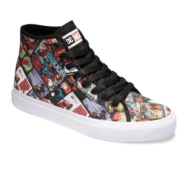DC Shoes Men Dp Manual Hi Shoes Black Multi ADYS300748
