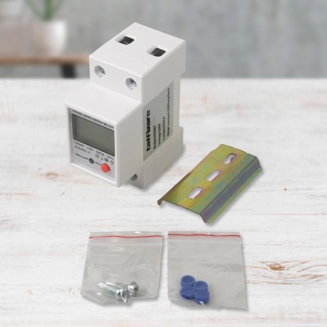 MCB KWH Meter Digital 1Phase Alat Pengukur listrik Voltmeter Wattmeter