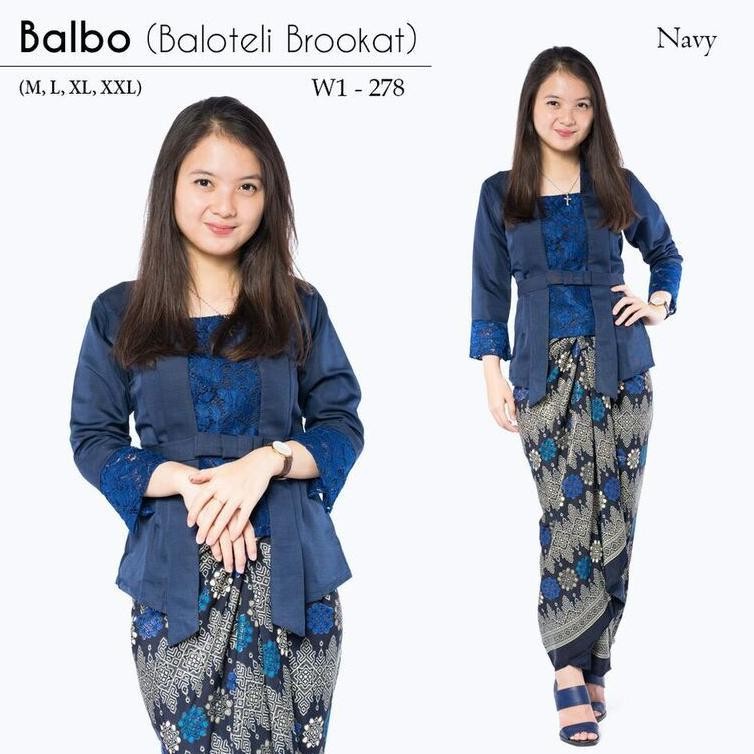 dem kutubaru balotelly brukat rok lilit batik/setelan batik/kebaya modern/kebaya wisuda/kebaya pesta