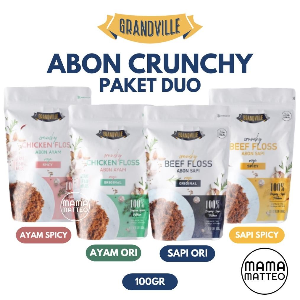 

Abon Anak SAPI AYAM / Spicy GrandVILE GRAND VILLE FLOSS HALAL MPASI CRUNCHY KRIUK / BANDUNG