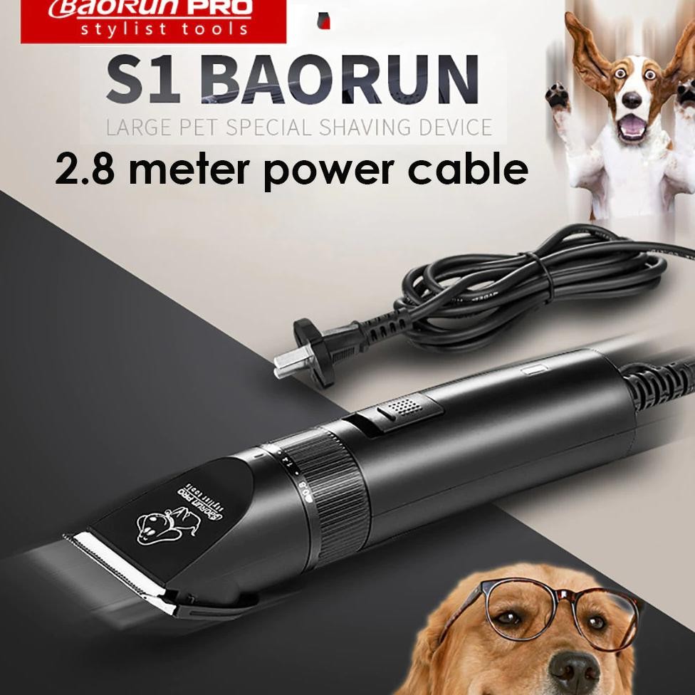 BAORUN S1 Kabel || Alat Cukur Bulu Hewan ( Domba,Anjing,Kucing,Dll)