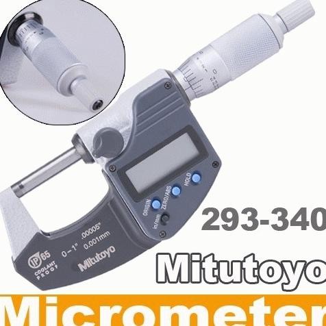 Jual Mitutoyo 293-340 Digital Micrometer