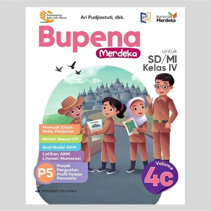 

Buku Bupena Volume 4A 4B 4C 4D Kelas 4 SD Erlangga Kurikulum Merdeka