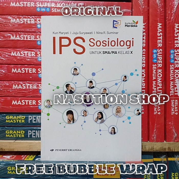 

Buku IPS Sosiologi Kelas 1 / X 10 SMA Erlangga Kurikulum Merdeka ORI