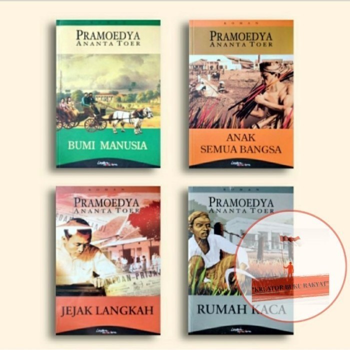

T.B.S.I. Buku tetralogi pulau buru pramoedya ananta toer (4 Buku)