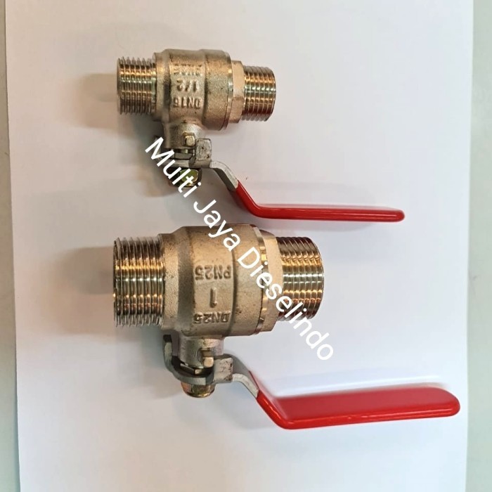 Ball valve full bore drat luar 3/4" inch / Stop kran pn25 drat luar