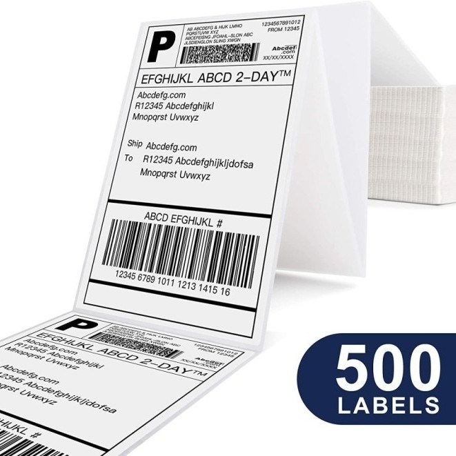 

TERBARU! THERMAL LABEL ALAS KERTAS 100 X 150 X 500PCS 100 X 100 X 500PCS