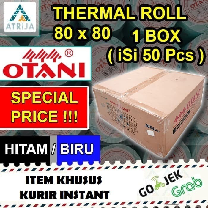 

HOT SALE! Otani Kertas Thermal Roll 80x80 Khusus GRAB/GOJEK INSTANT
