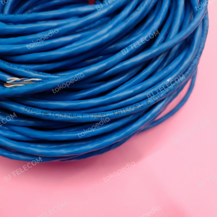 kabel LAN DTC cat 6 150 meter / kabel cat 6 DTC 150 meter biru