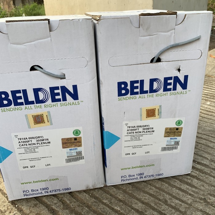 Kabel belden utp cat 6 belden 7814 / belden cat 6 / kabel data cat 6