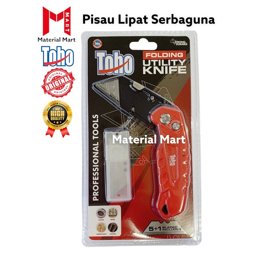 

Folding Utility Knife Toho Pisau Lipat Serbaguna Toho Cutter Gipsum