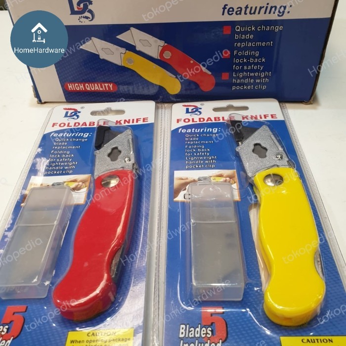 

Pisau Cutter Lipat / Foldable Knife / Folding Knife