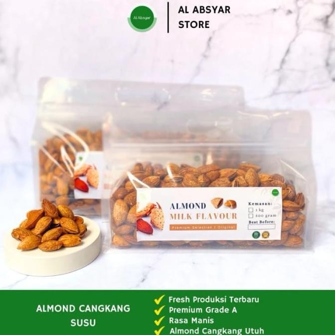 

Almond Cangkang Susu Butter Milk 1Kg Roasted Healthy Food Kurma Alif [terbaik]