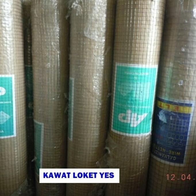 kawat loket putih /ram galvanis 1/2" per roll 10Meter -kawat ayakan