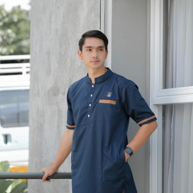 Baju Koko Kurta Modern Fit / Kurta Kasual Muslim - Soleh Abu Bakar Terlaris