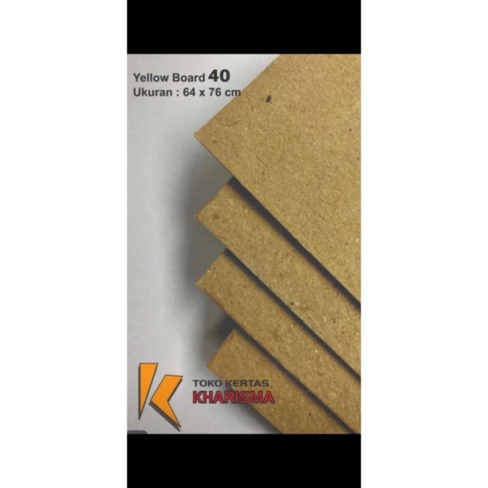 

Yellow-Board no 40 size 65x77 ( per pack isi 40 pcs )
