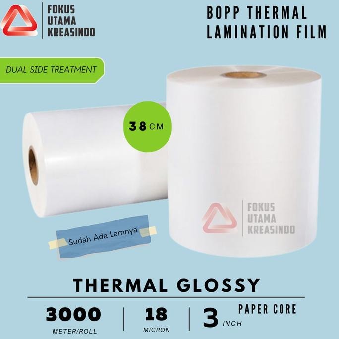 Plastik Laminating Thermal Glossy Doff 38Cm Ivory Art Paper Duplex