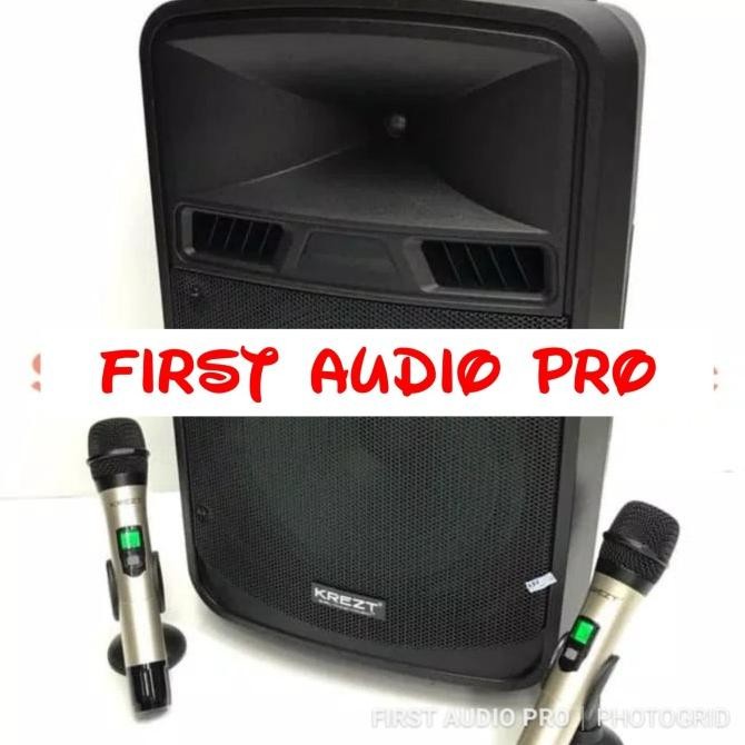 SPEAKER PORTABLE WIRELESS MEETING KREZT WAS 8412 N / 8412N ( 12 INCH ) Terlaris