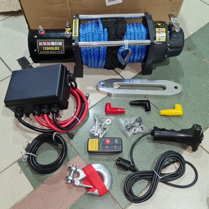 Winch 12000lbs synthetic plasma rope