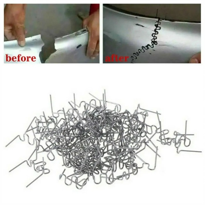 

100pcs Stapler Staples For Plastic Welder Automotive Repair Machine