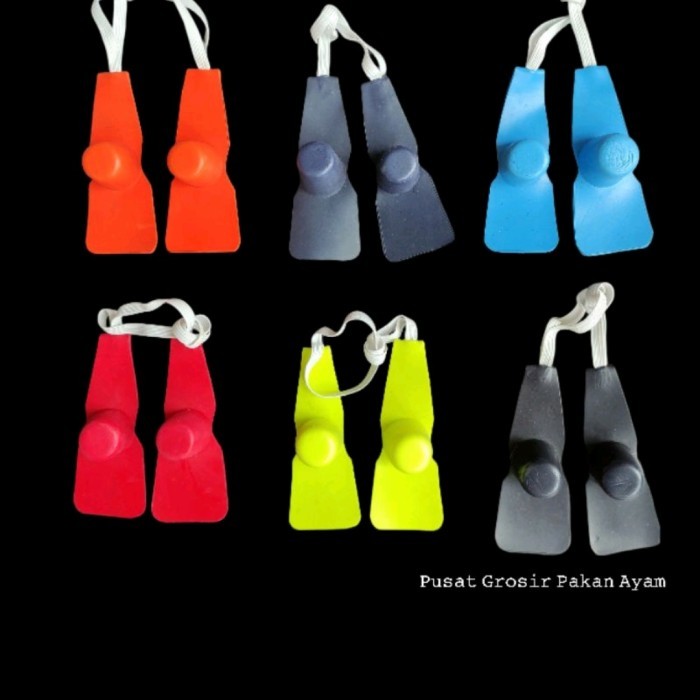 bungkus jalu impoert karet. untuk 2 ayam.