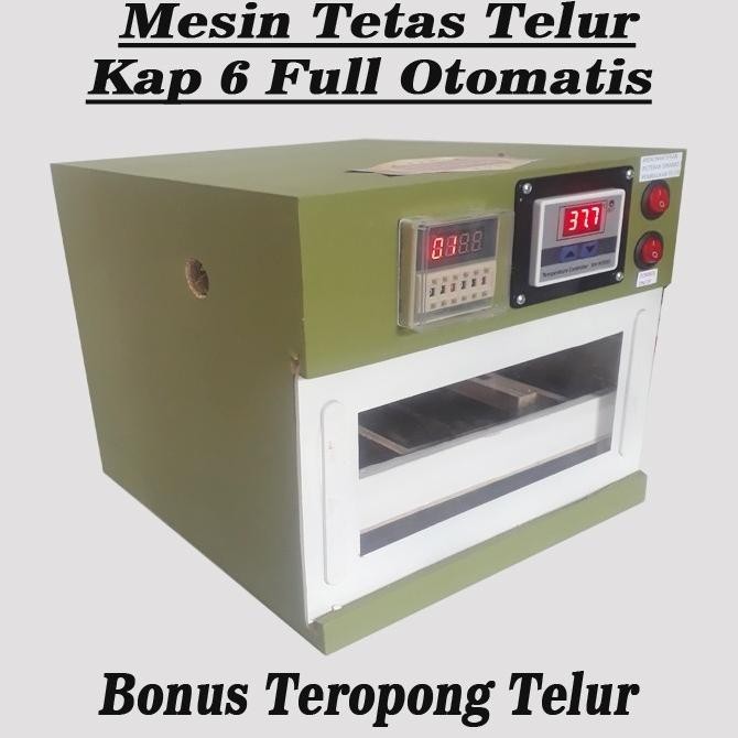 MESIN PENETAS/ALAT TETAS TELUR AYAM/BURUNG/PUYUH BEBEK OTOMATIS MURAH