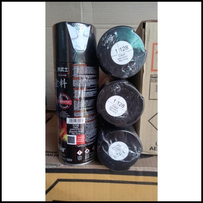 Pilok pilox samurai clear 128 400cml pernis clear bening glossy