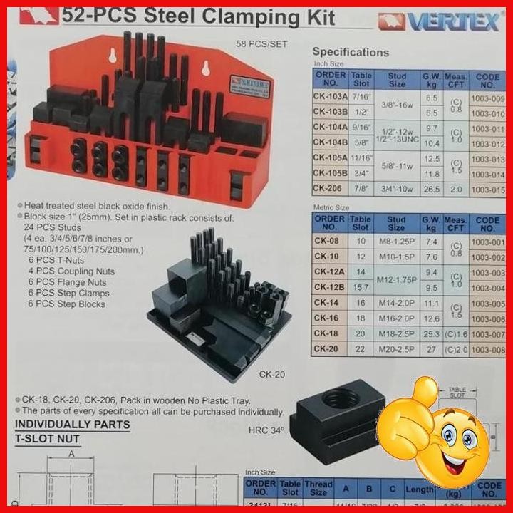 

[VRX] VERTEX CLAMPING KIT CK-20