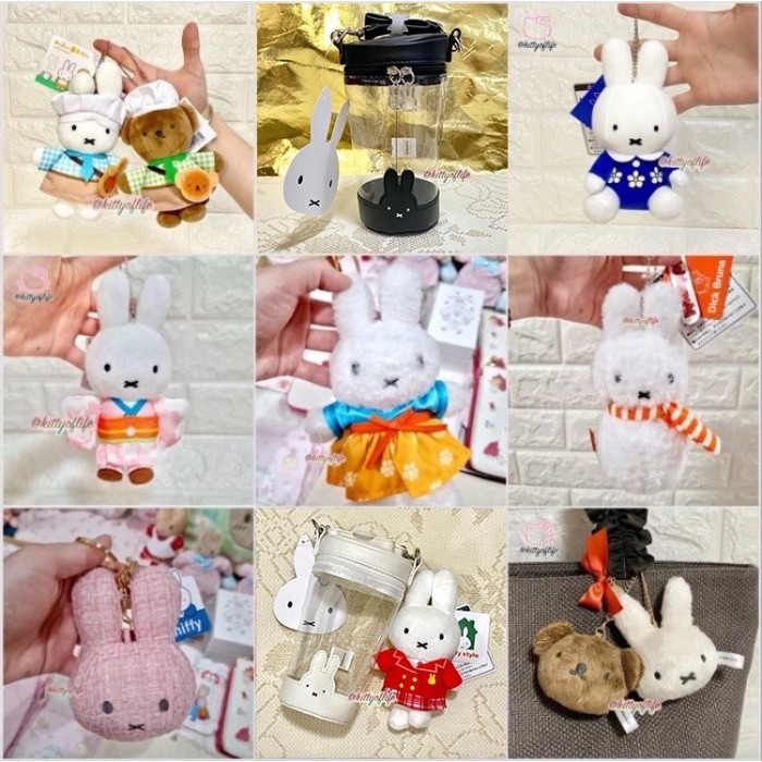 

Boneka Bag Charm Miffy Boris Original Mix Series