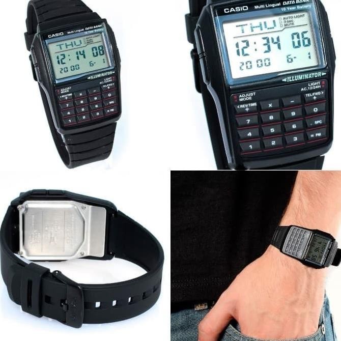 Jam Tangan Pria kalkulator Casio DBC-32-1ADF Original Terlaris