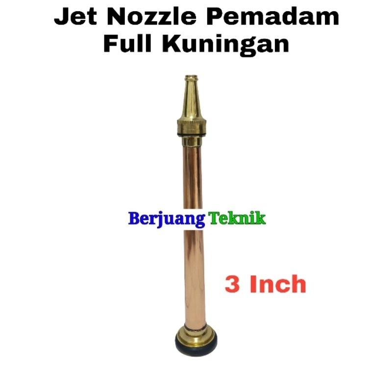 Jet Nozzle Pemadam Kuningan 3 Inch Fire Jet Nozzle Pemadam