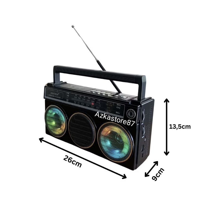 Radio asatron R-1119 radio bluetooth radio 4 band FM/TV/AM/SW radio portable