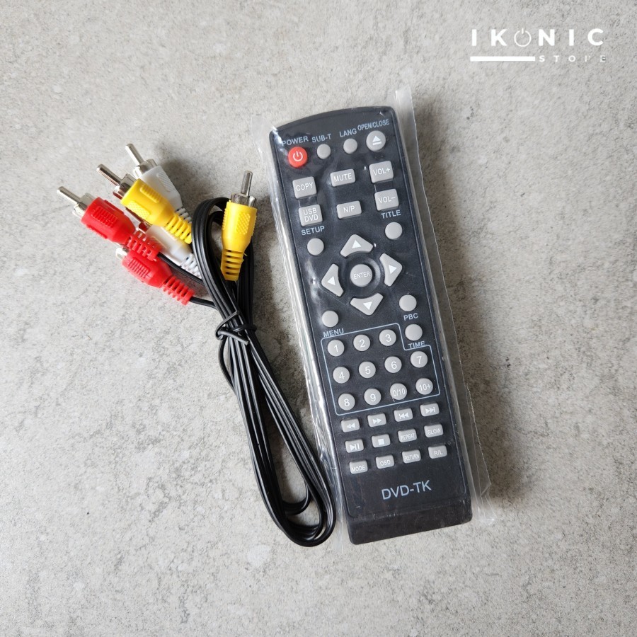 IKONIC DVD Player SAMSUNG Optik USB MP4 JPEG DVD Video MP3 Karaoke DRN-533 K