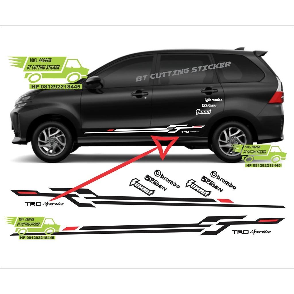 Sticker Mobil Avanza Sticker Toyota Avanza Stiker Avanza Stiker Toyota Avanza Sticker List Mobil Ava