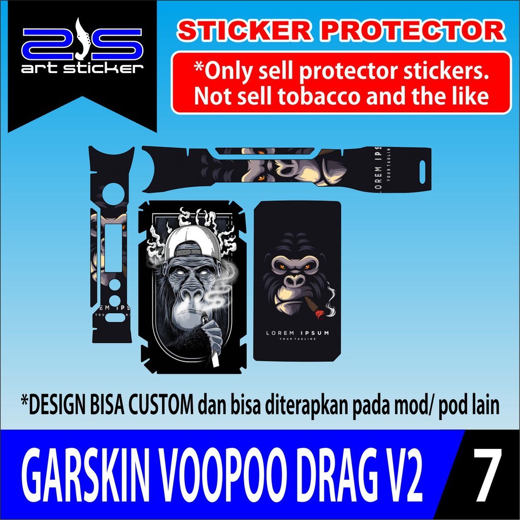 

*PromoTerjangkau* Drag V2 G Garskin Wrap Stiker Premium / X Casing Case COD