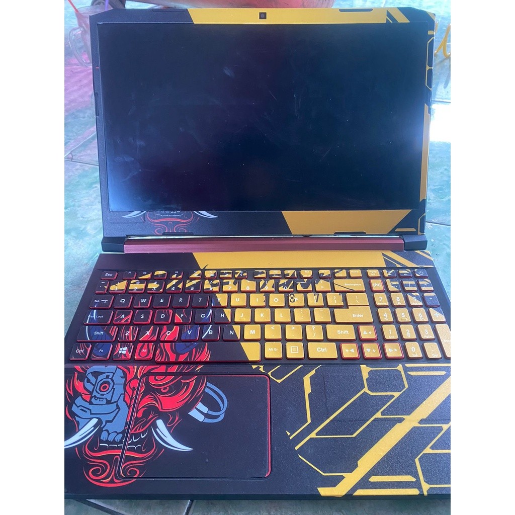 *PromoTerjangkau* Laptop Acer Nitro 5 An51554 Real Pict Sangat Pres Request Garskin Wrap Stiker Prem