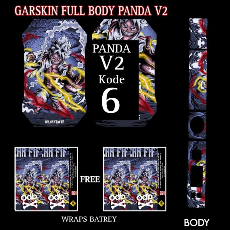 

*PromoTerjangkau* Stiker Inner Panda V2 Garskin Wrap Premium / X Casing Case COD