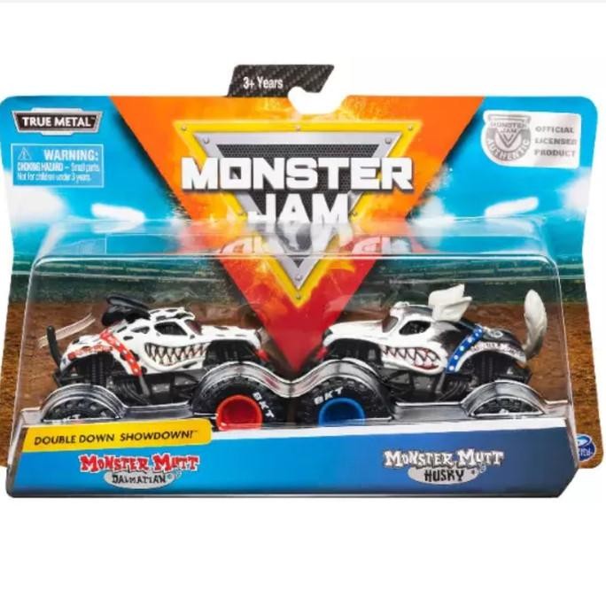 Monster Mutt Truck Dalmatian vs Husky Trucks spin master truck