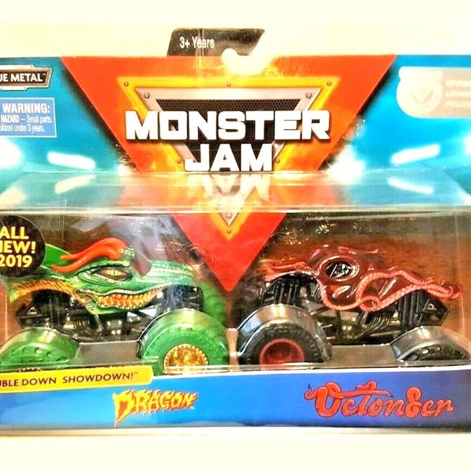 Monster Truck Dragon vs Octo8en Trucks spin master truck