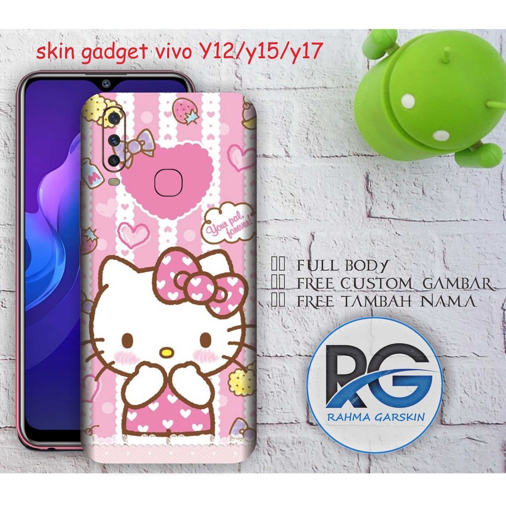 

*PromoTerjangkau* Vivo Y12 Garskin Wrap Stiker Premium / X Casing Case COD