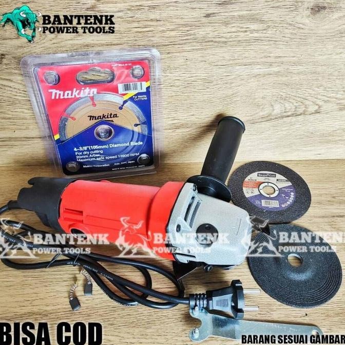 COD MESIN GURINDA + MATA KERAMIK MAKITA, POLES DAN POTONG BESI. MESIN GURINDA, GERINDA LISTRIK. SELE