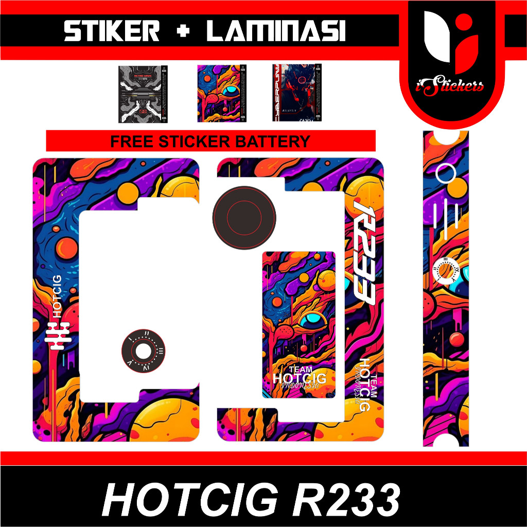 

*PromoTerjangkau* I Inner R 2 3 Garskin Wrap Stiker Premium / X Casing Case COD