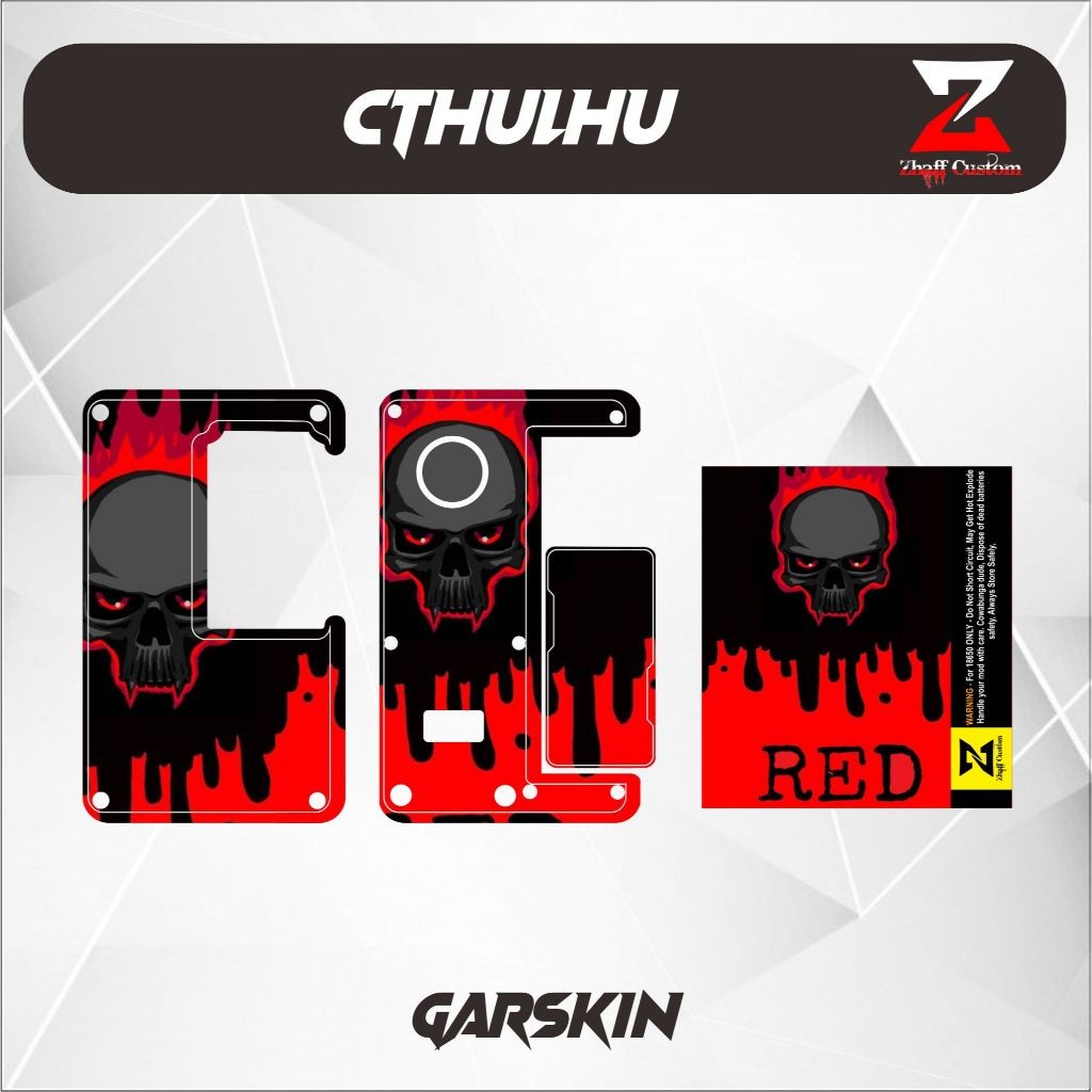 

*PromoTerjangkau* Zhaff Acces Cthlh Anti Luntur Garskin Wrap Stiker Premium / X Casing Case COD