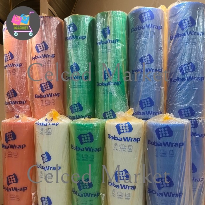 

Bubble Wrap Roll Boba Wrap Hitam Putih Warna Warni Ukuran 125cm x 50m